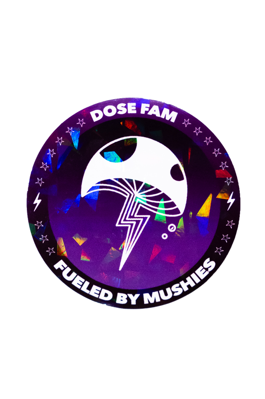 Fueled By Mushies Sticker