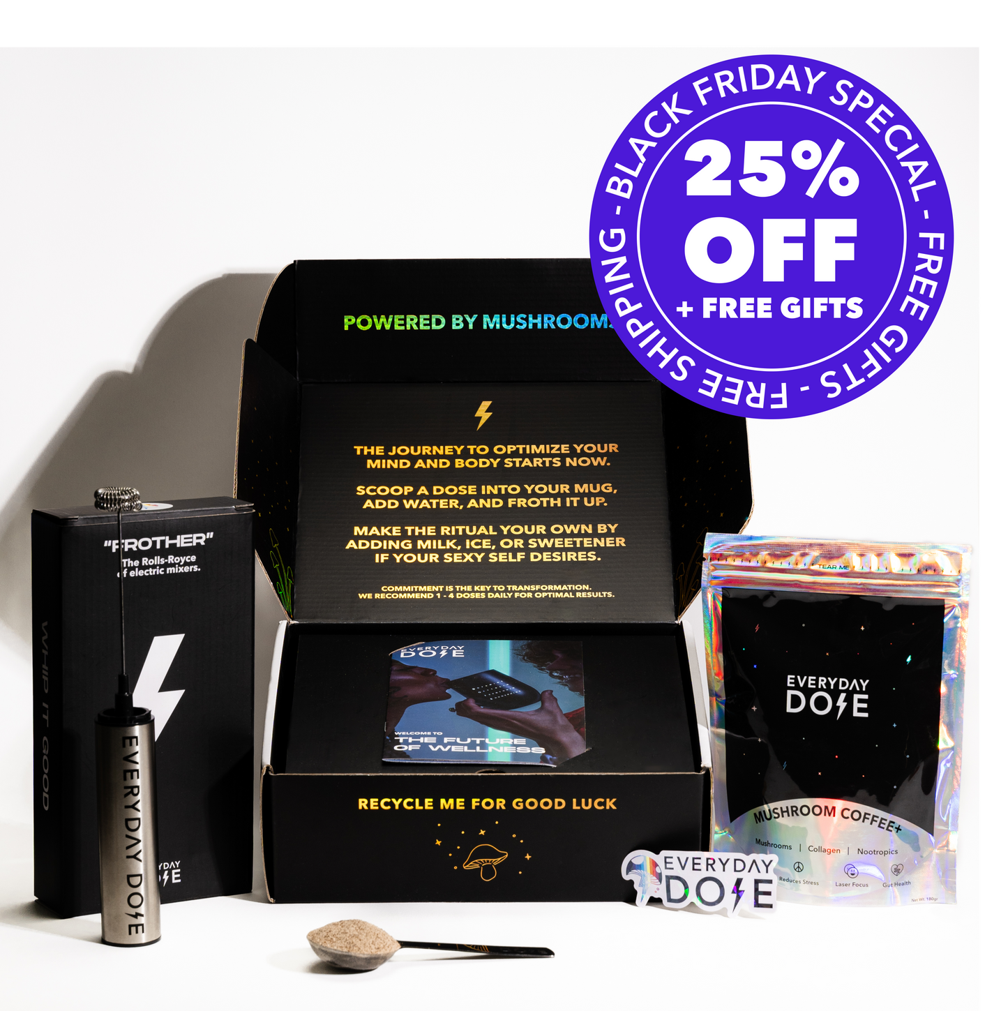 Future Funders Special - 30 Servings of Mushroom Coffee + FREE Starter Kit